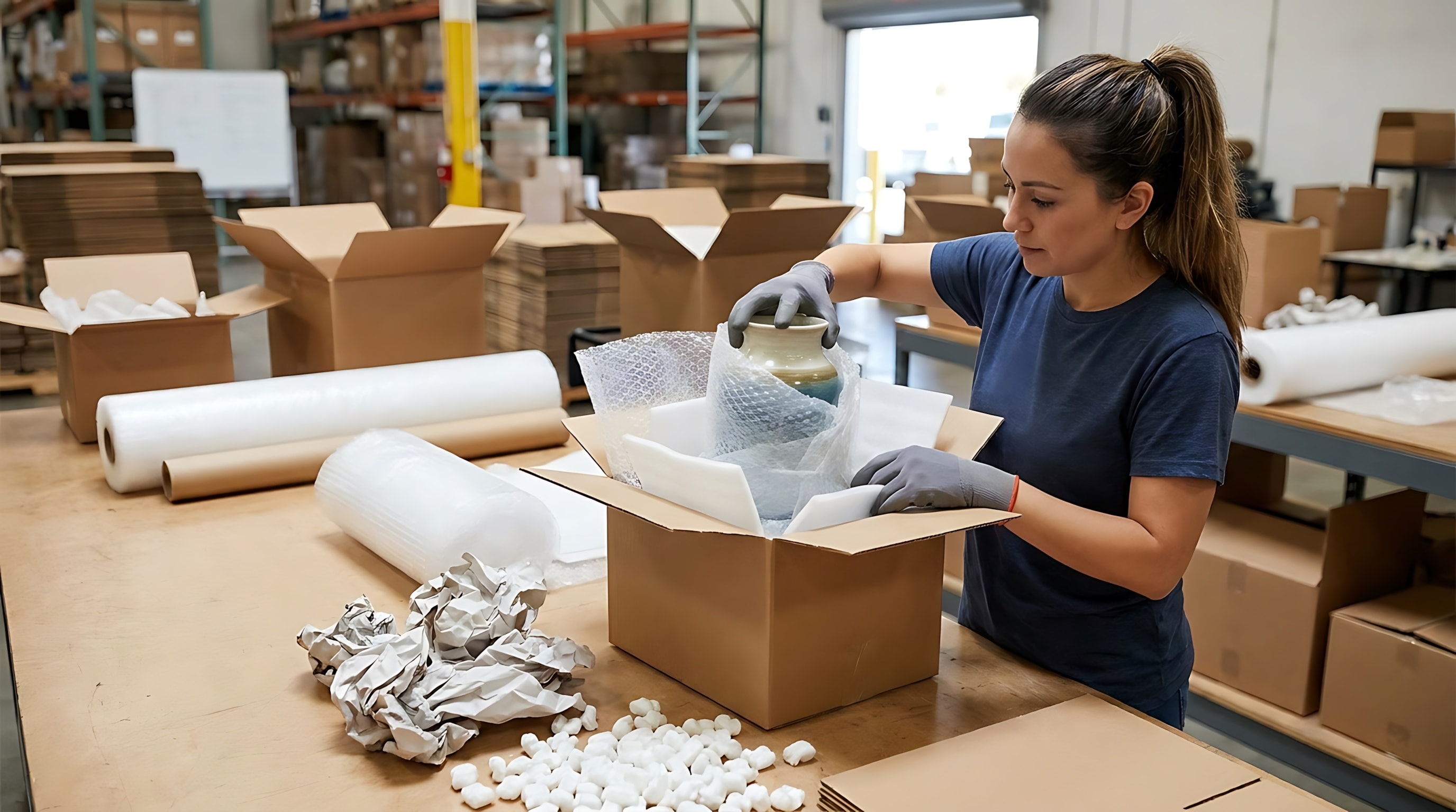 Packing and shipping services